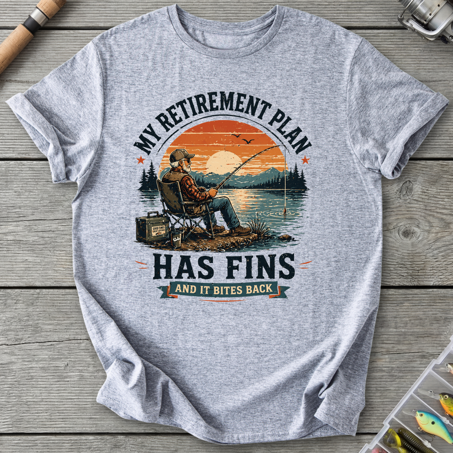 My Retirement Plan Has Fins T-Shirt