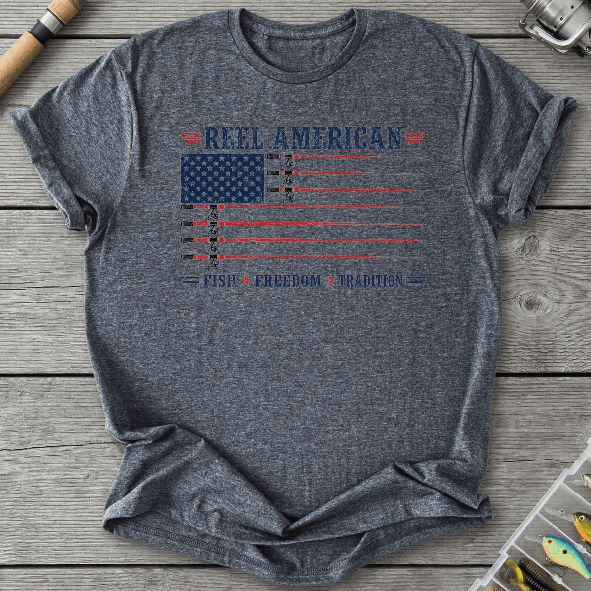 Reel American Fish Freedom Tradition T-Shirt