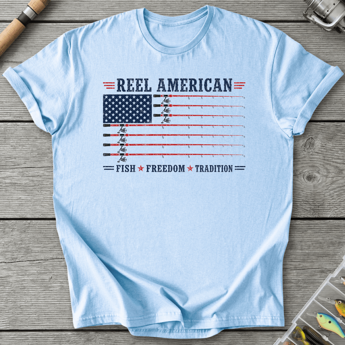 Reel American Fish Freedom Tradition T-Shirt