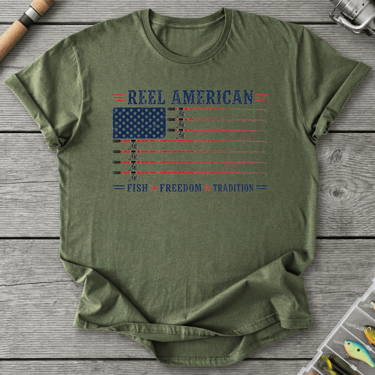 Reel American Fish Freedom Tradition T-Shirt