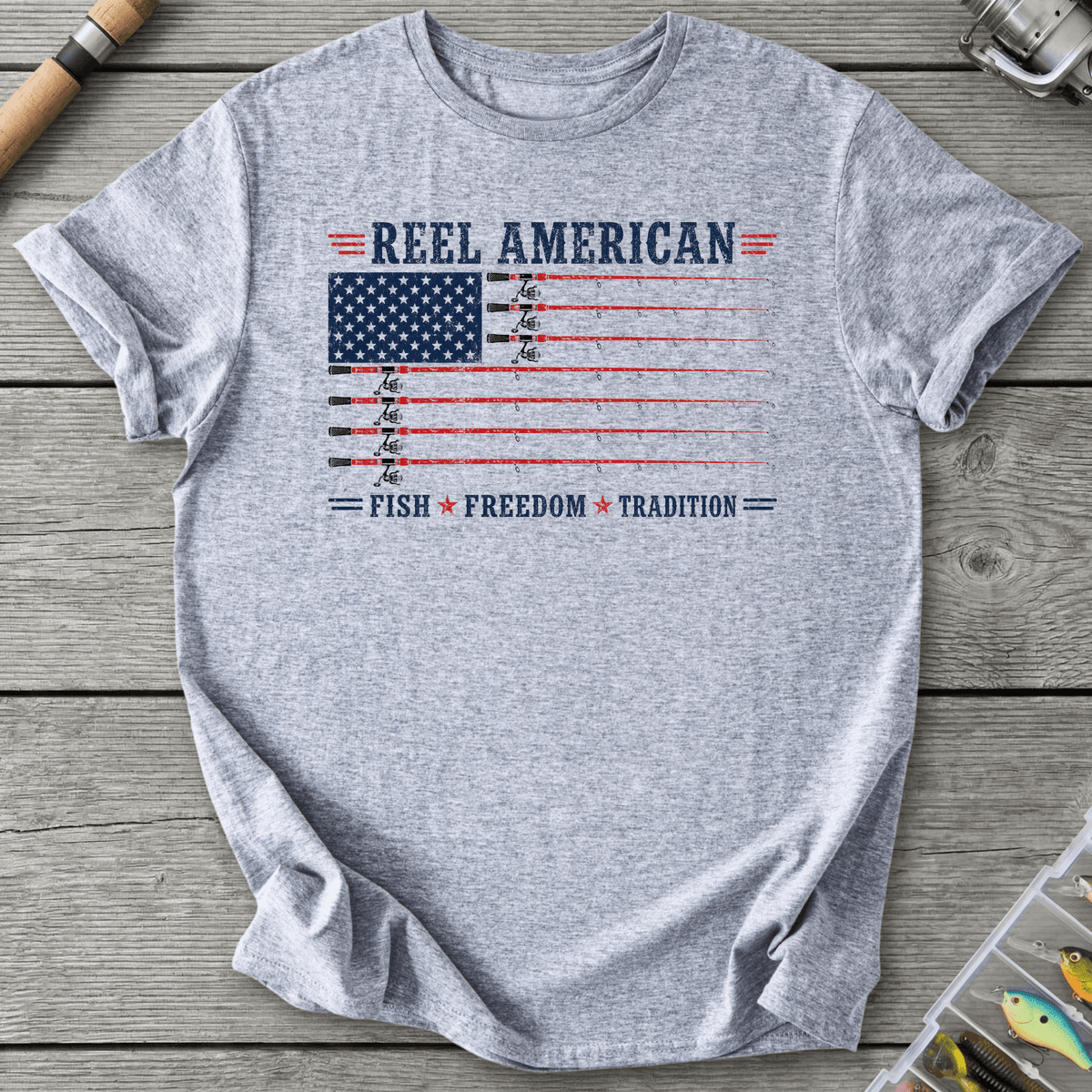 Reel American Fish Freedom Tradition T-Shirt