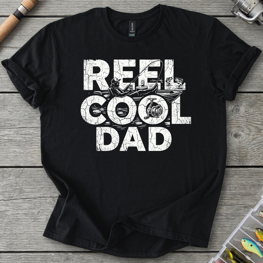 Reel Cool Dad Fishing T-Shirt