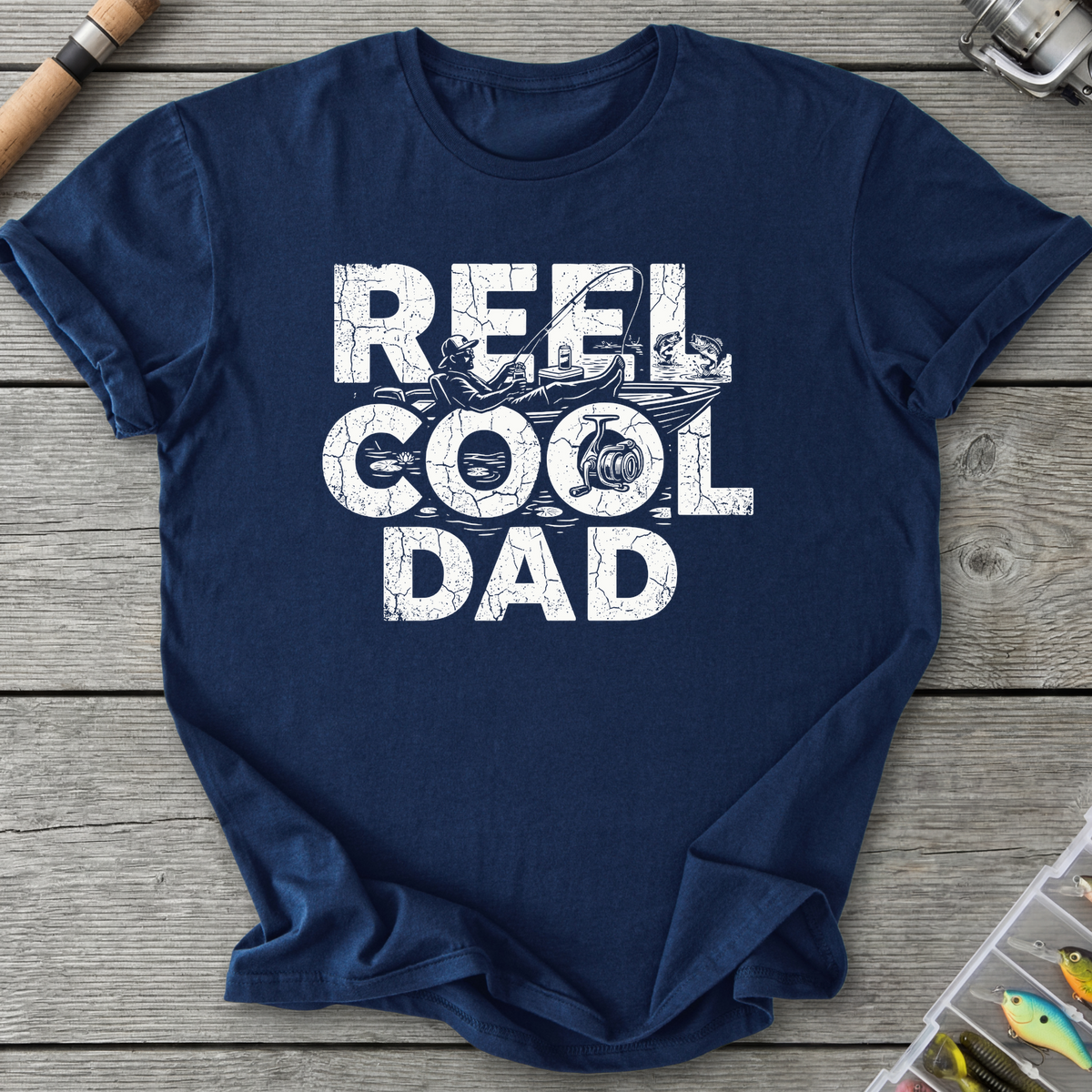 Reel Cool Dad Fishing T-Shirt