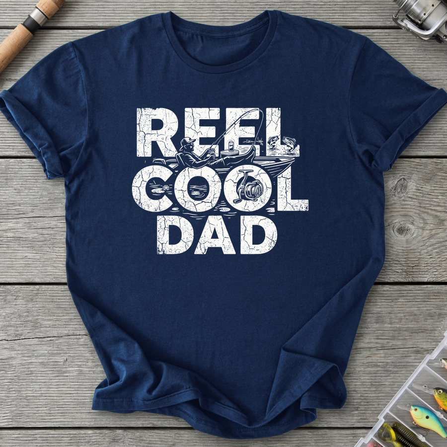 Reel Cool Dad Fishing T-Shirt