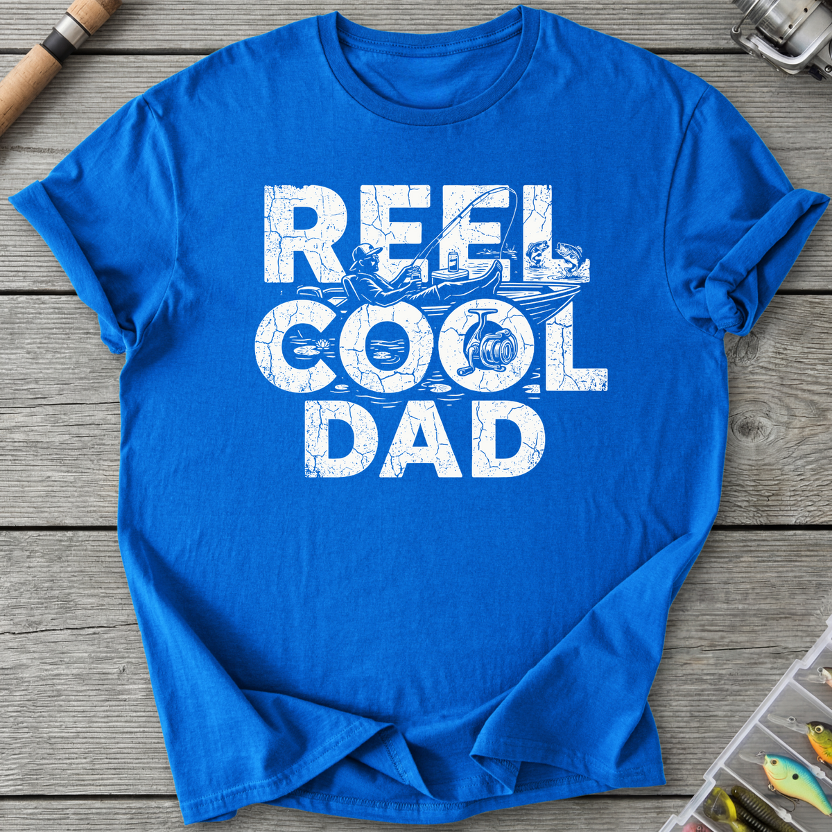 Reel Cool Dad Fishing T-Shirt