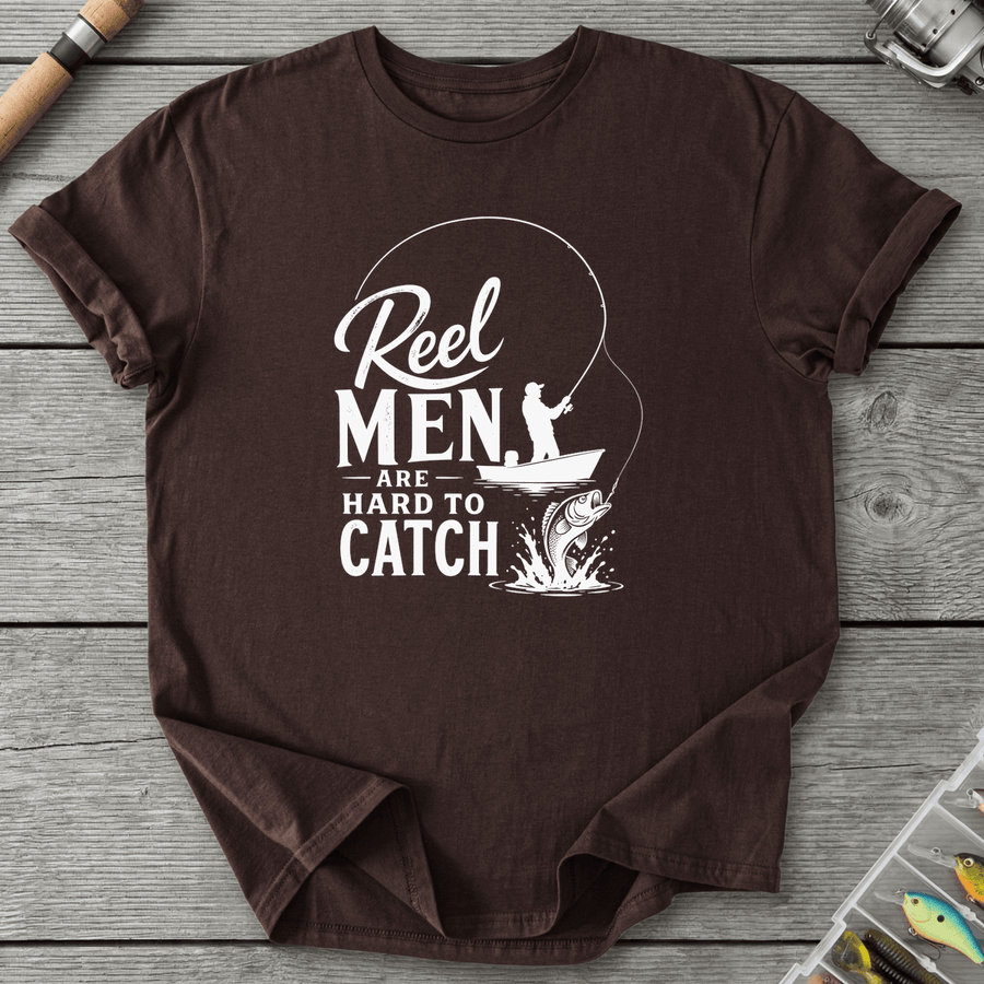 Reel Men Hard To Catch T-Shirt