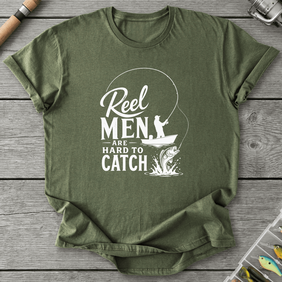 Reel Men Hard To Catch T-Shirt