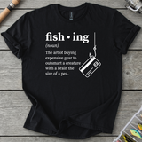 Funny Fishing Definition T-Shirt