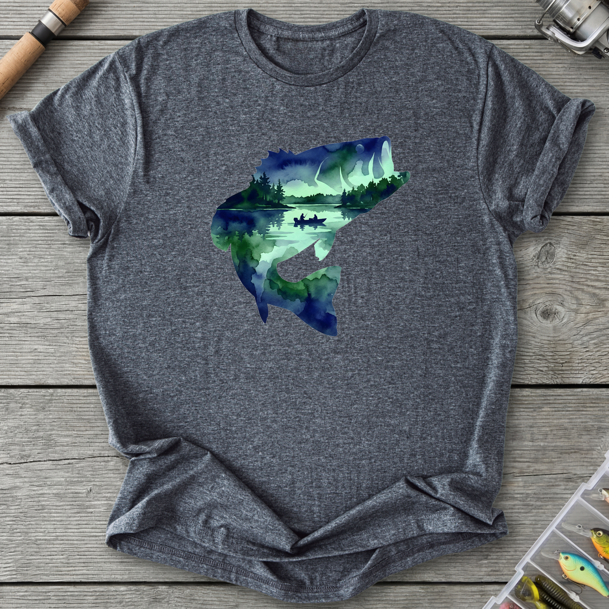 Largemouth Bass Silhouette T-Shirt