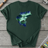 Largemouth Bass Silhouette T-Shirt