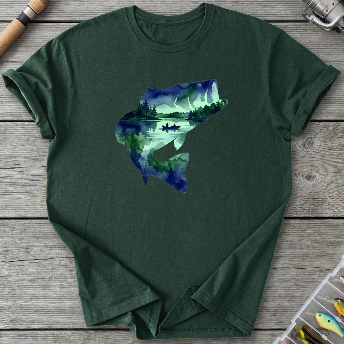 Largemouth Bass Silhouette T-Shirt