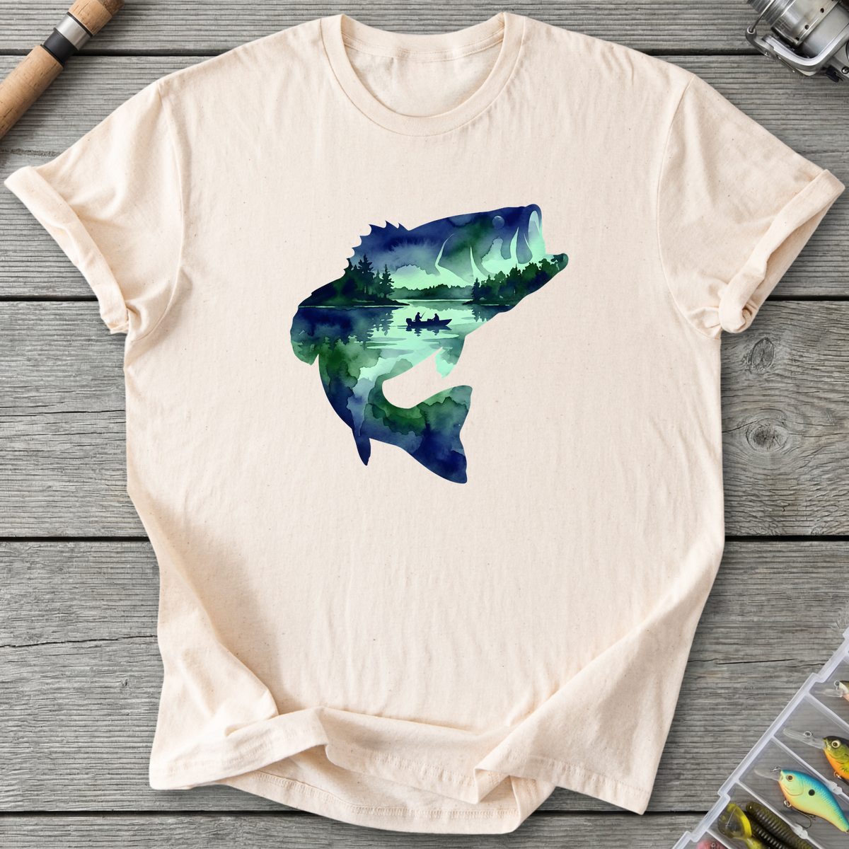 Largemouth Bass Silhouette T-Shirt