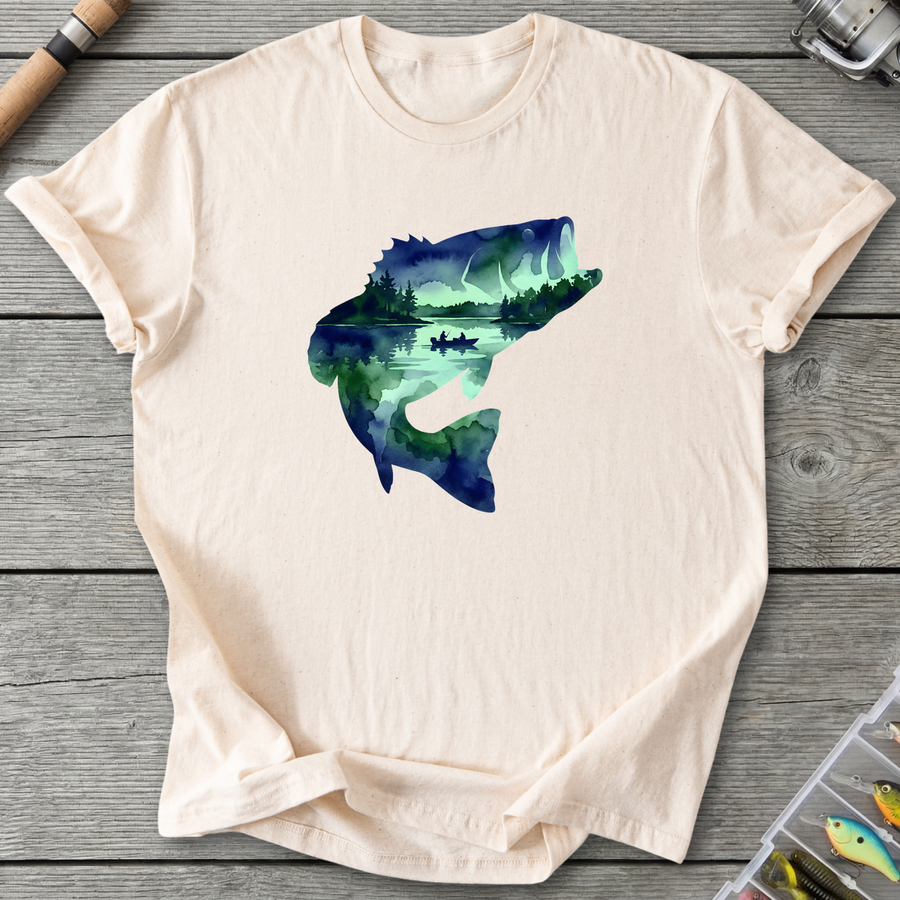 Largemouth Bass Silhouette T-Shirt