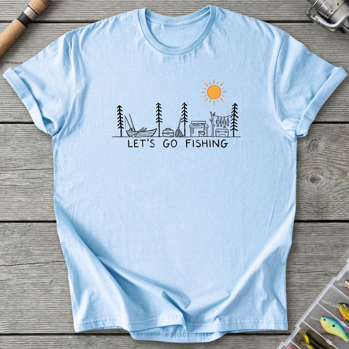 Let's Go Fishing T-Shirt