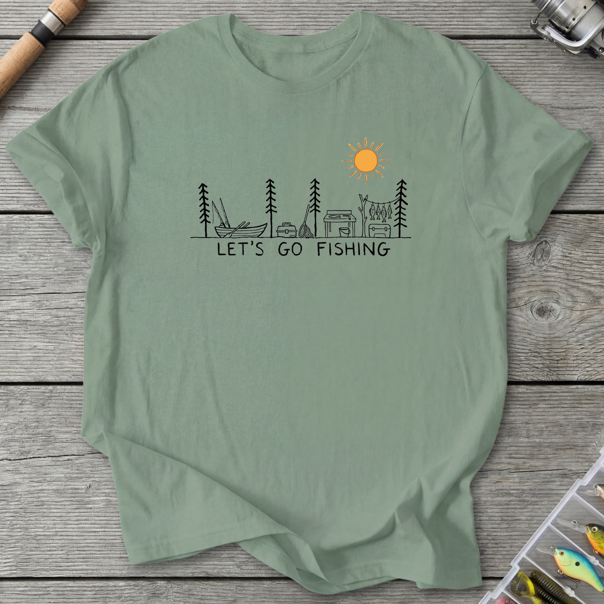 Let's Go Fishing T-Shirt