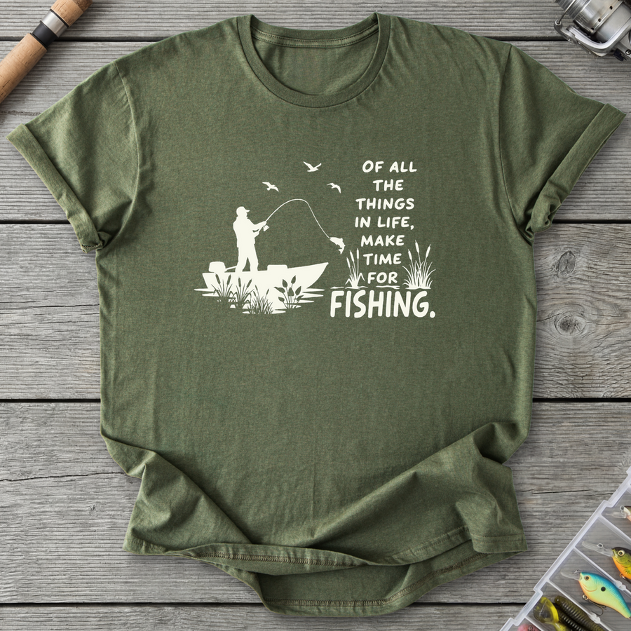 Make Time for Fishing T-Shirt