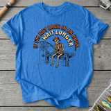 Skeleton Cowboy Fishing Humor T-Shirt