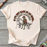 Skeleton Cowboy Fishing Humor T-Shirt