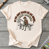 Skeleton Cowboy Fishing Humor T-Shirt