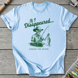 Skeleton Cowboy Fishing T-Shirt