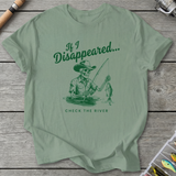Skeleton Cowboy Fishing T-Shirt