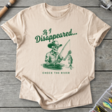 Skeleton Cowboy Fishing T-Shirt