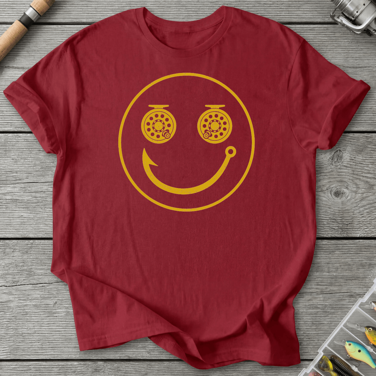 Smiley Fisherman T-Shirt