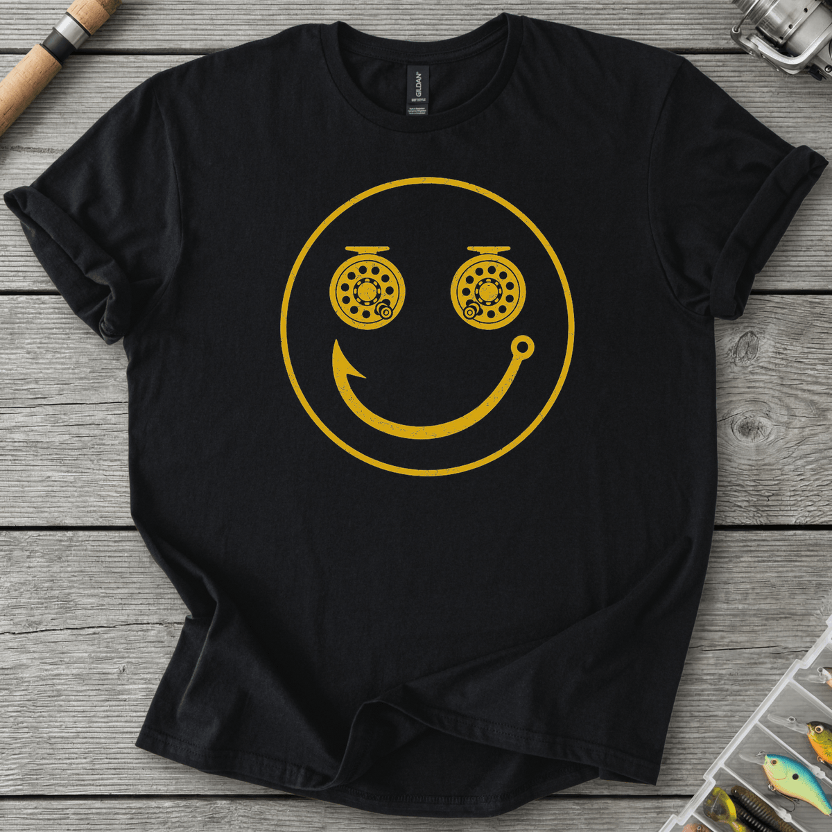 Smiley Fisherman T-Shirt