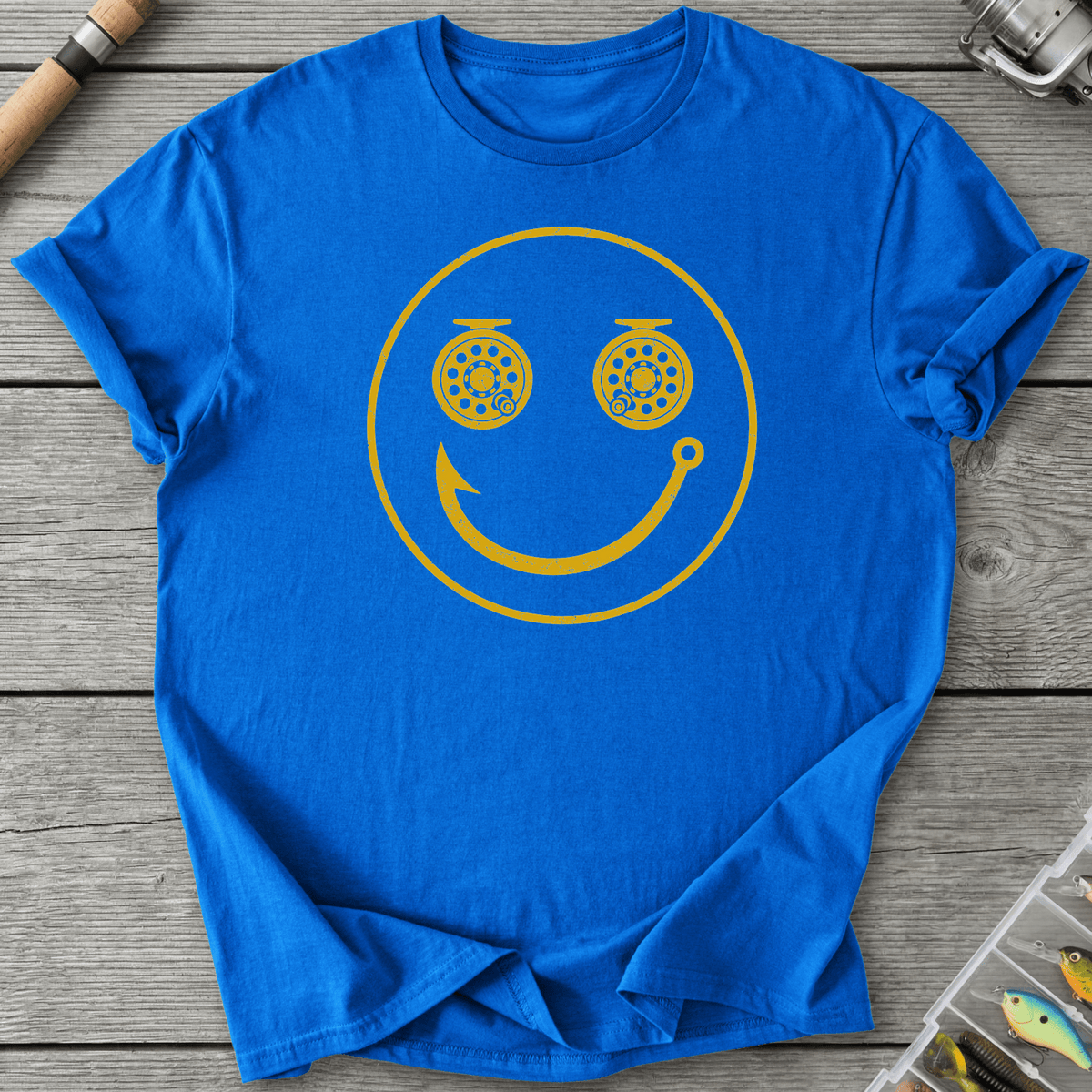 Smiley Fisherman T-Shirt
