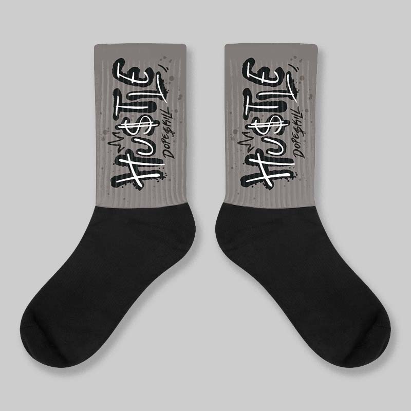 Cave Stone 4s DopeSkill Sublimated Sock Hustle Graphic
