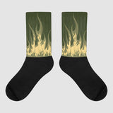 Craft Olive 4s DopeSkill Sublimated Socks FIRE Graphic