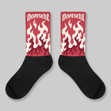 Valentine’s Day 4s DopeSkill Sublimated Sock FIRE Graphic