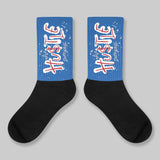 “True Blue” 3s DopeSkill Sublimated Socks Hustle Graphic