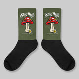 Olive Collection DopeSkill Sublimated Socks Stay High Graphic
