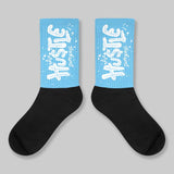 Legend Blue 11s DopeSkill Sublimated Sock Hustle Graphic