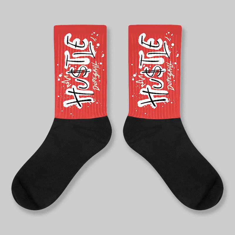 Nigel Sylvester x 4s “Brick After Brick” DopeSkill Sublimated Socks Hustle Graphic