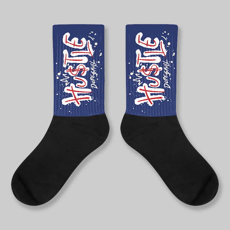 Rare Air 11s DopeSkill Sublimated Sock Hustle Graphic
