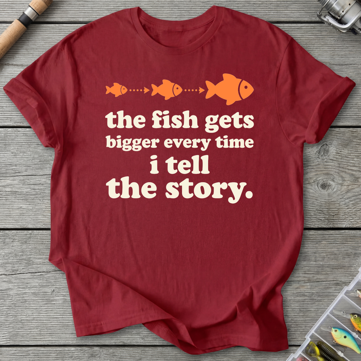 The Fish Gets Bigger Every Time T-Shirt