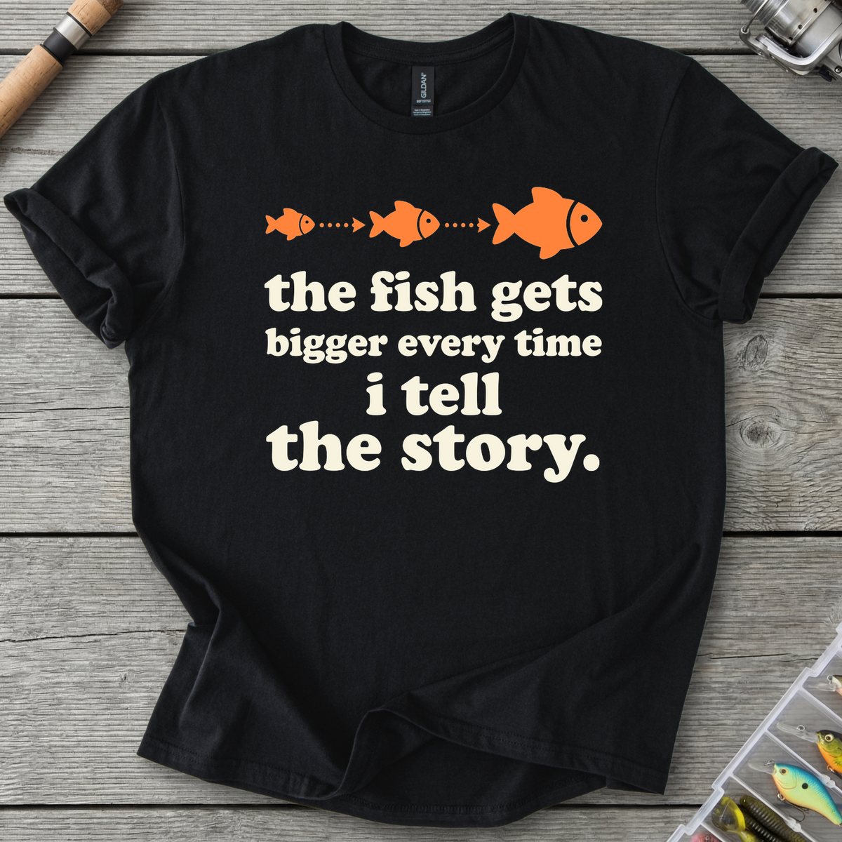 The Fish Gets Bigger Every Time T-Shirt