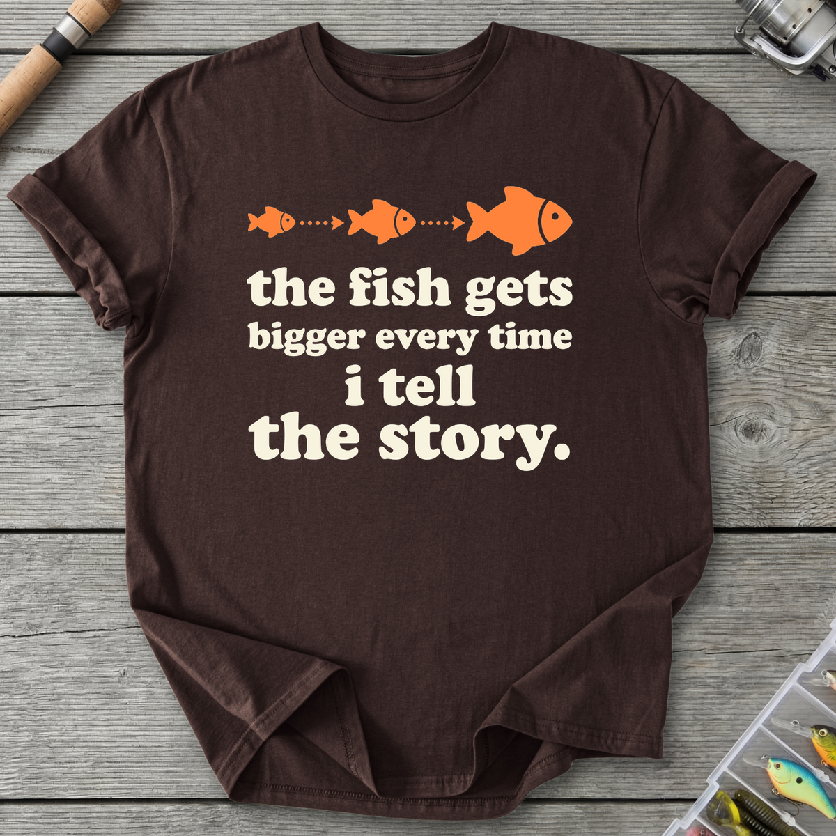 The Fish Gets Bigger Every Time T-Shirt