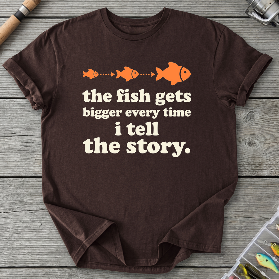 The Fish Gets Bigger Every Time T-Shirt