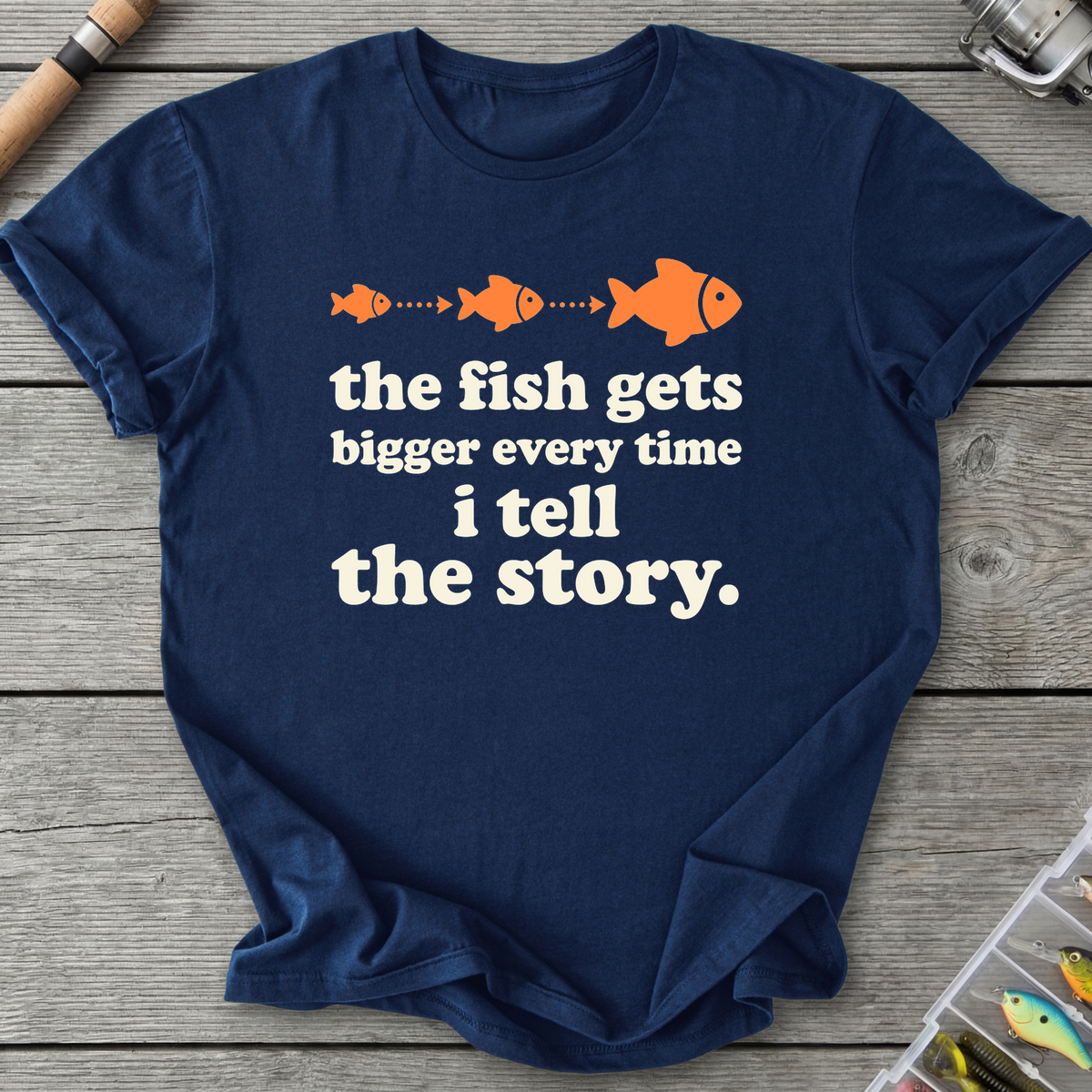 The Fish Gets Bigger Every Time T-Shirt