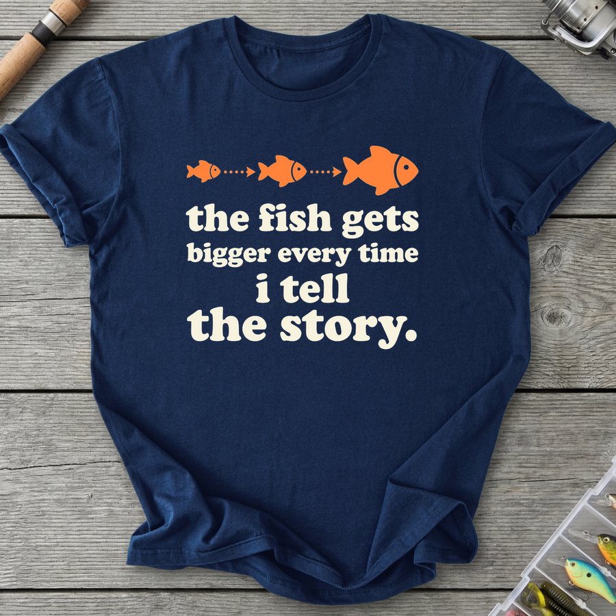 The Fish Gets Bigger Every Time T-Shirt