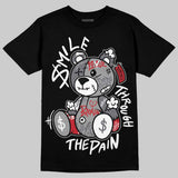 Cement Grey 3s DopeSkill T-Shirt Smile Through The Pain Graphic